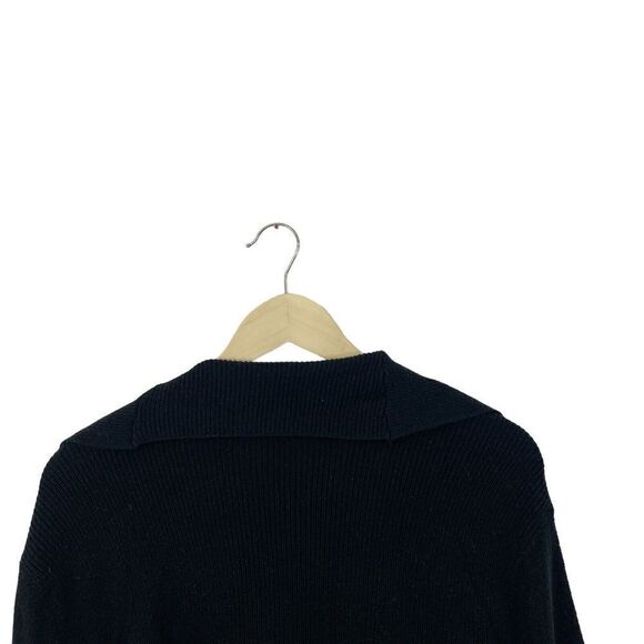 Nic+Zoe X-Large Cardigan Duster Sweater Black Open Front Long Sleeve Womens - Picture 7 of 8